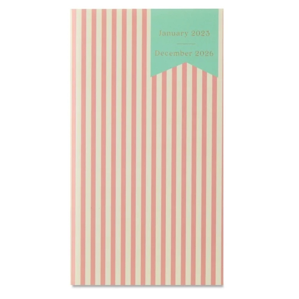 Pen + Gear Pink Striped 24 Month Planner 2025-26